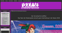 Desktop Screenshot of klosterspiele-merxhausen.de